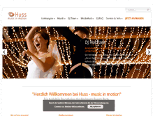 Tablet Screenshot of huss-musicinmotion.de